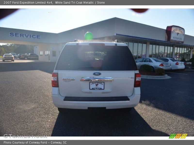 White Sand Tri Coat Metallic / Stone 2007 Ford Expedition Limited 4x4