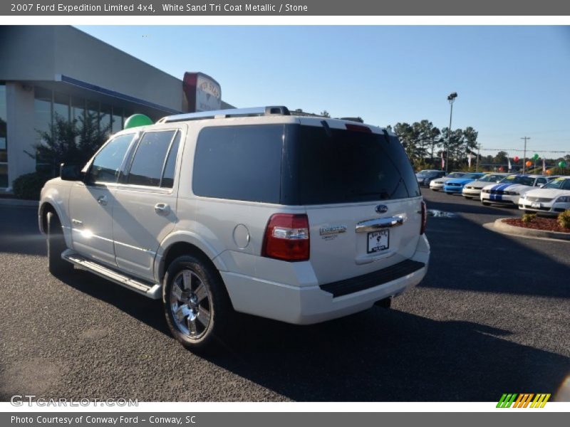 White Sand Tri Coat Metallic / Stone 2007 Ford Expedition Limited 4x4
