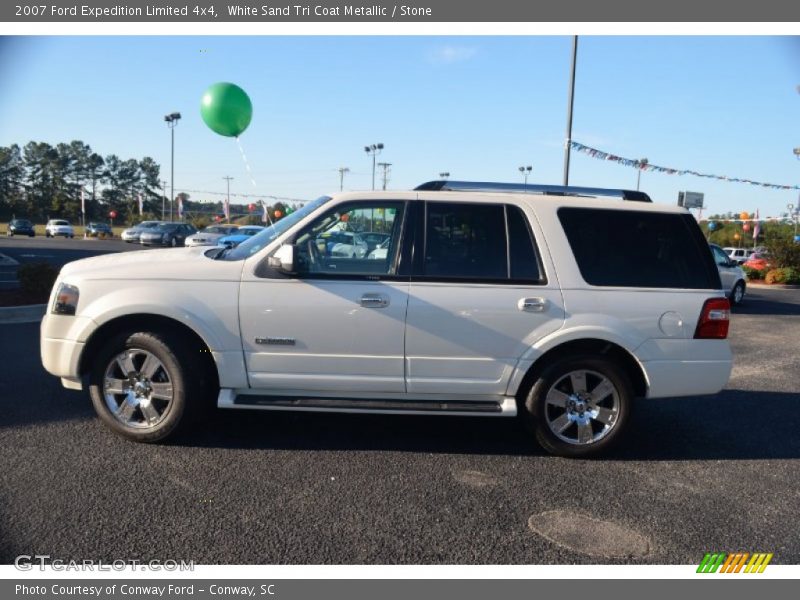 White Sand Tri Coat Metallic / Stone 2007 Ford Expedition Limited 4x4