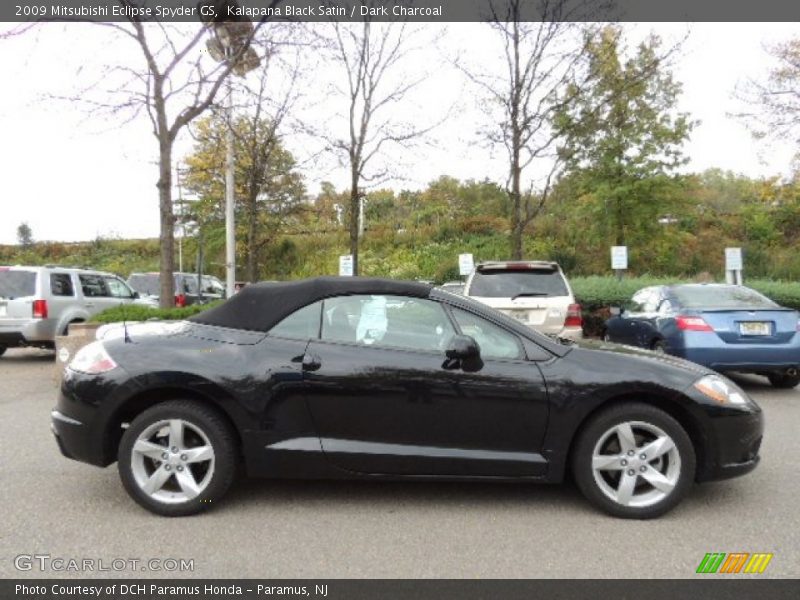 Kalapana Black Satin / Dark Charcoal 2009 Mitsubishi Eclipse Spyder GS