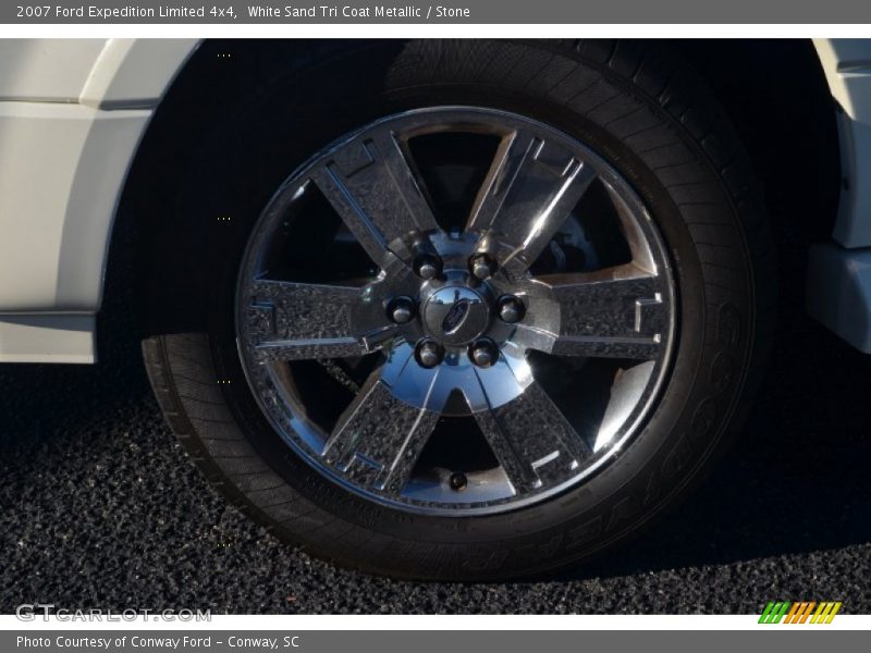 White Sand Tri Coat Metallic / Stone 2007 Ford Expedition Limited 4x4