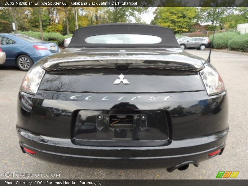 Kalapana Black Satin / Dark Charcoal 2009 Mitsubishi Eclipse Spyder GS