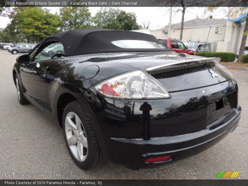 Kalapana Black Satin / Dark Charcoal 2009 Mitsubishi Eclipse Spyder GS