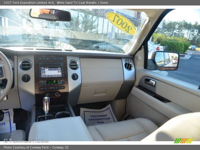 White Sand Tri Coat Metallic / Stone 2007 Ford Expedition Limited 4x4