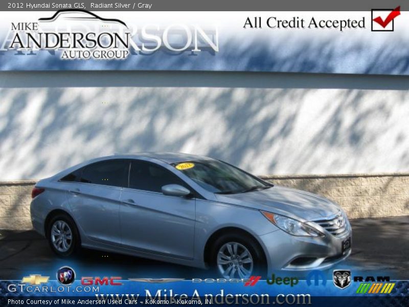 Radiant Silver / Gray 2012 Hyundai Sonata GLS
