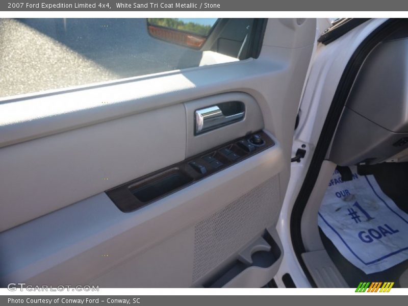White Sand Tri Coat Metallic / Stone 2007 Ford Expedition Limited 4x4