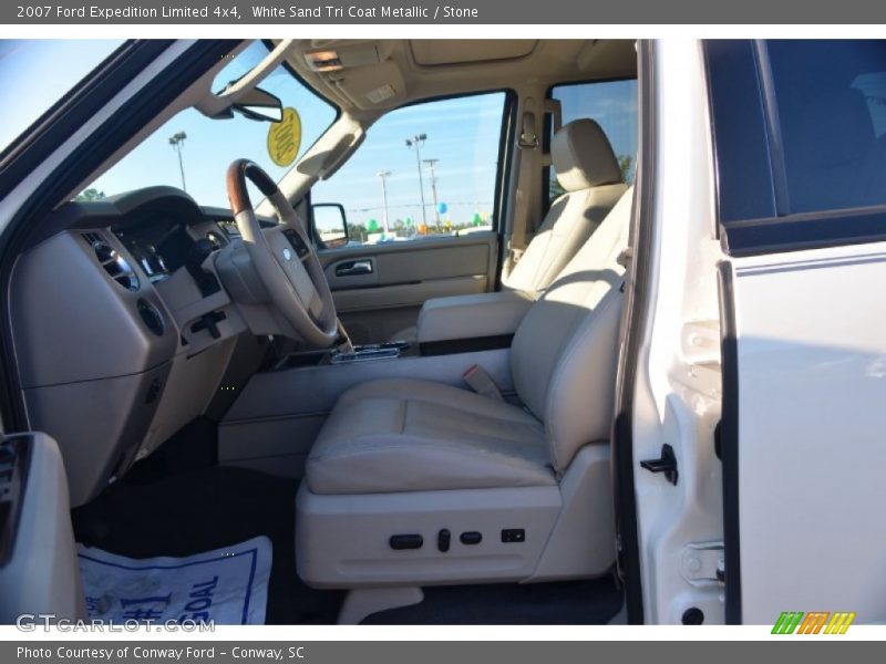 White Sand Tri Coat Metallic / Stone 2007 Ford Expedition Limited 4x4