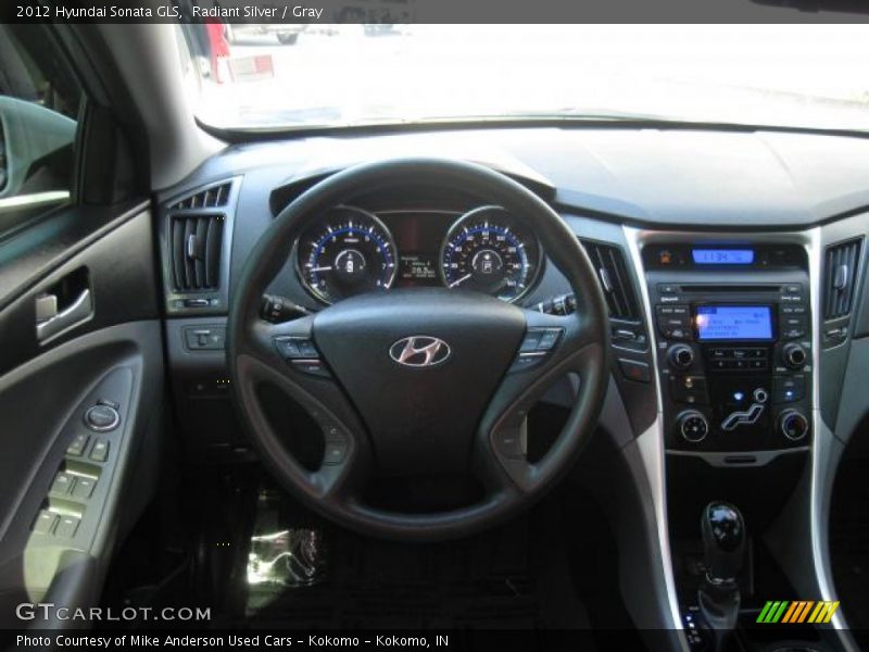 Radiant Silver / Gray 2012 Hyundai Sonata GLS