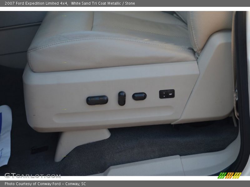 White Sand Tri Coat Metallic / Stone 2007 Ford Expedition Limited 4x4