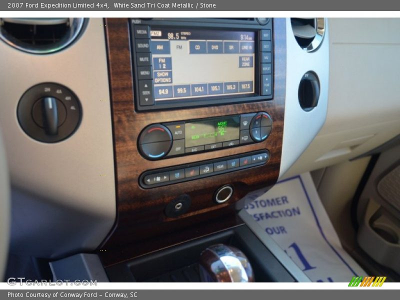 White Sand Tri Coat Metallic / Stone 2007 Ford Expedition Limited 4x4
