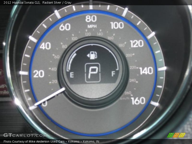 Radiant Silver / Gray 2012 Hyundai Sonata GLS