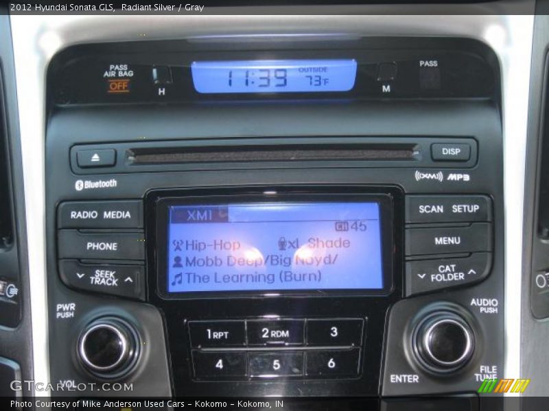 Radiant Silver / Gray 2012 Hyundai Sonata GLS