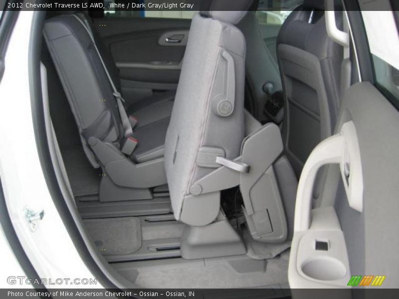 White / Dark Gray/Light Gray 2012 Chevrolet Traverse LS AWD