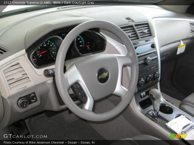 Dashboard of 2012 Traverse LS AWD