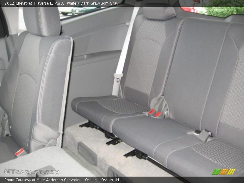 Rear Seat of 2012 Traverse LS AWD