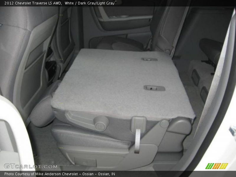 White / Dark Gray/Light Gray 2012 Chevrolet Traverse LS AWD