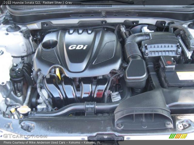Radiant Silver / Gray 2012 Hyundai Sonata GLS