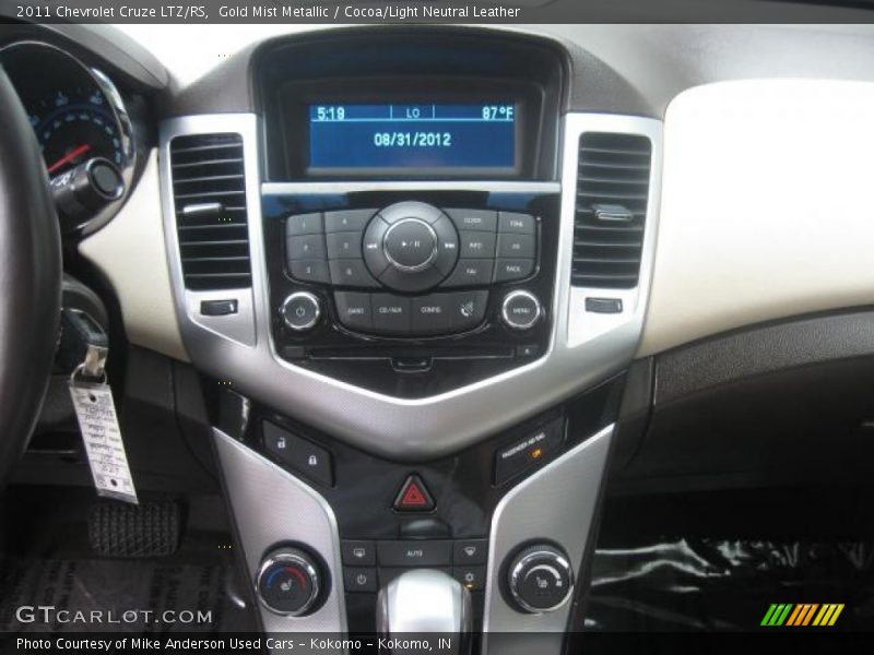 Gold Mist Metallic / Cocoa/Light Neutral Leather 2011 Chevrolet Cruze LTZ/RS