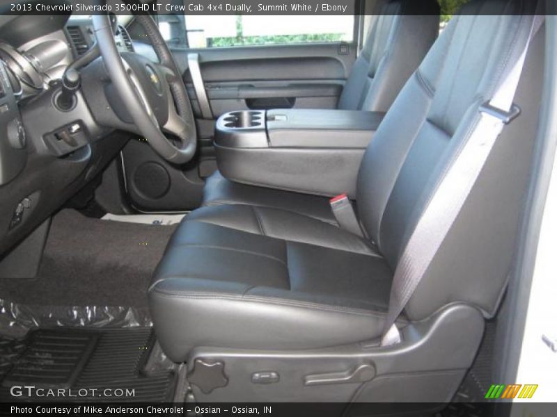 Summit White / Ebony 2013 Chevrolet Silverado 3500HD LT Crew Cab 4x4 Dually