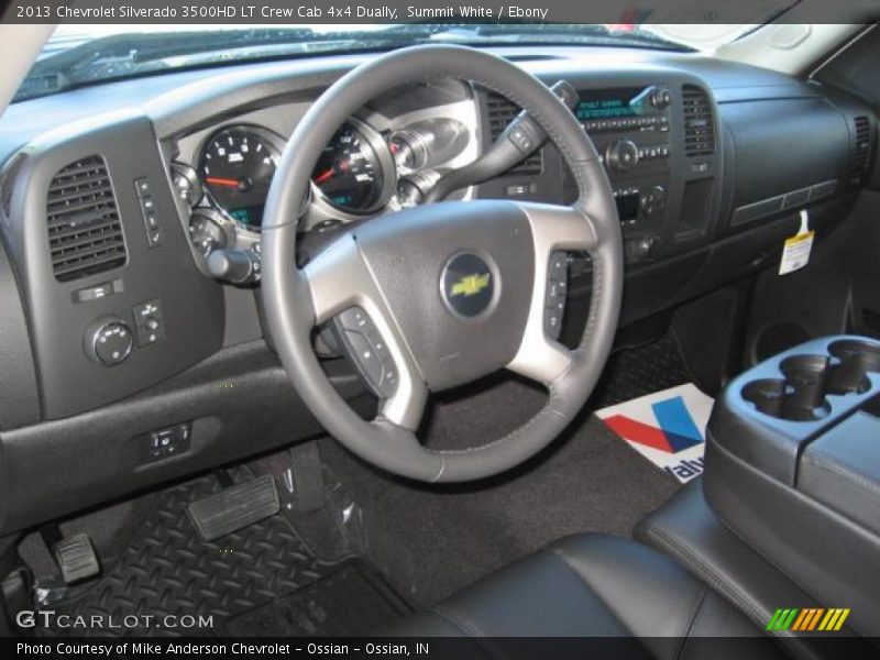 Dashboard of 2013 Silverado 3500HD LT Crew Cab 4x4 Dually