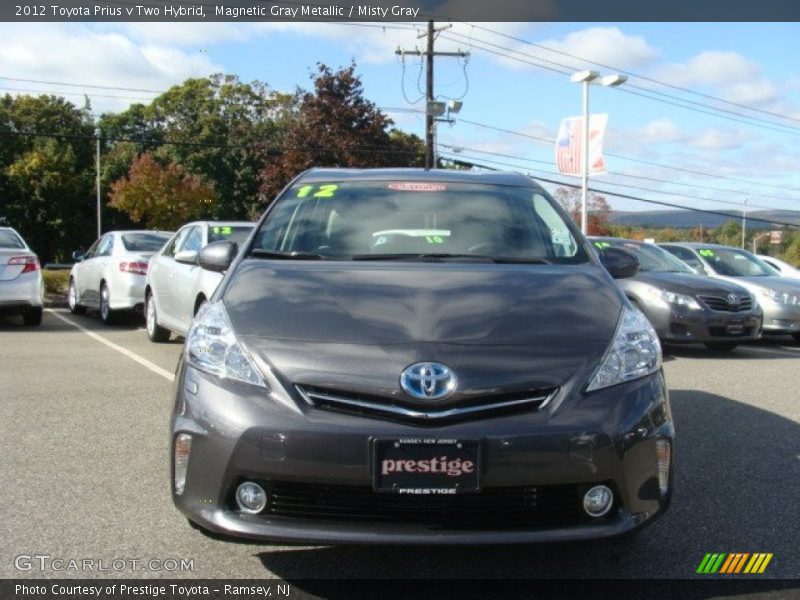 Magnetic Gray Metallic / Misty Gray 2012 Toyota Prius v Two Hybrid
