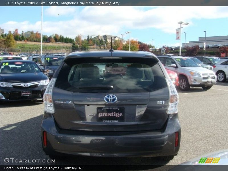 Magnetic Gray Metallic / Misty Gray 2012 Toyota Prius v Two Hybrid