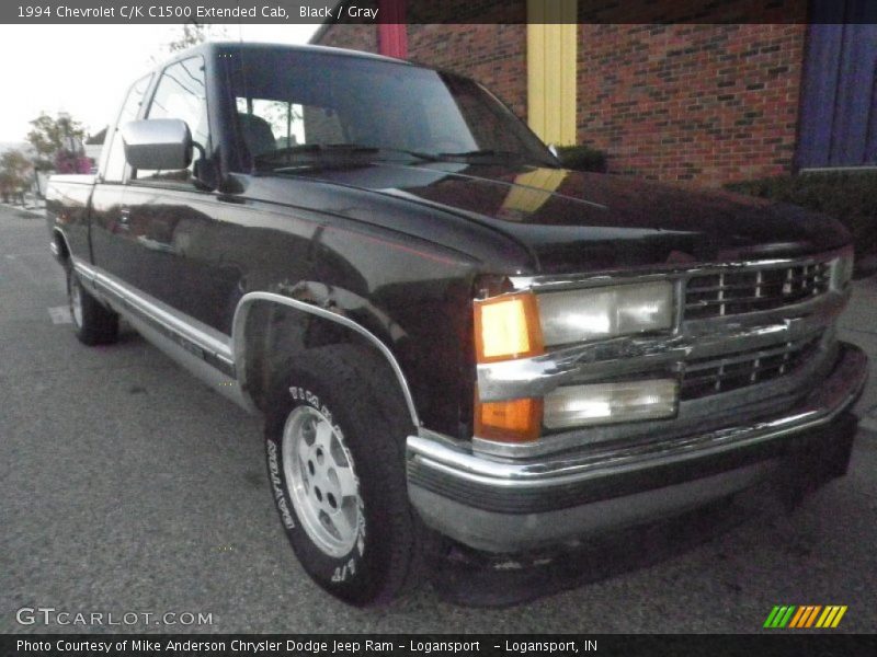 Black / Gray 1994 Chevrolet C/K C1500 Extended Cab
