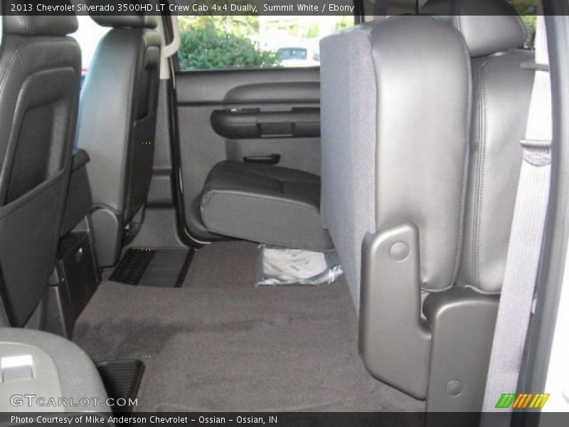 Summit White / Ebony 2013 Chevrolet Silverado 3500HD LT Crew Cab 4x4 Dually