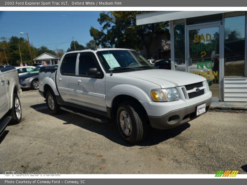 Oxford White / Medium Flint 2003 Ford Explorer Sport Trac XLT