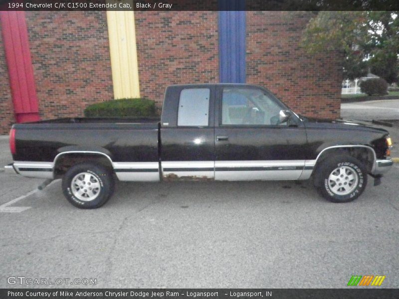 Black / Gray 1994 Chevrolet C/K C1500 Extended Cab