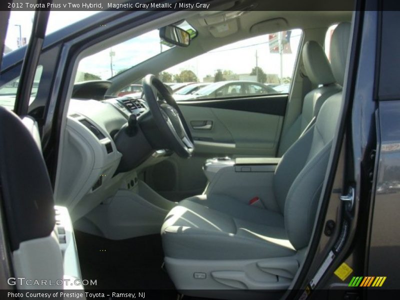 Magnetic Gray Metallic / Misty Gray 2012 Toyota Prius v Two Hybrid