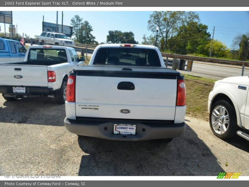 Oxford White / Medium Flint 2003 Ford Explorer Sport Trac XLT