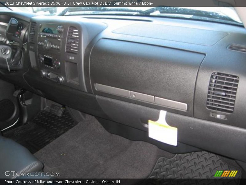 Summit White / Ebony 2013 Chevrolet Silverado 3500HD LT Crew Cab 4x4 Dually