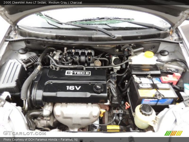  2006 Aveo LT Sedan Engine - 1.6 Liter DOHC 16-Valve 4 Cylinder