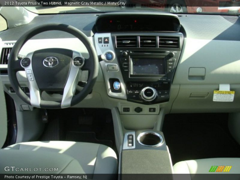 Magnetic Gray Metallic / Misty Gray 2012 Toyota Prius v Two Hybrid