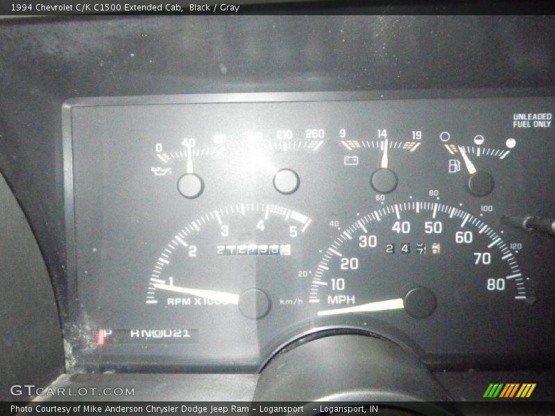  1994 C/K C1500 Extended Cab C1500 Extended Cab Gauges