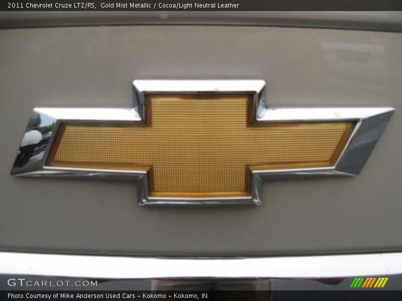 Gold Mist Metallic / Cocoa/Light Neutral Leather 2011 Chevrolet Cruze LTZ/RS
