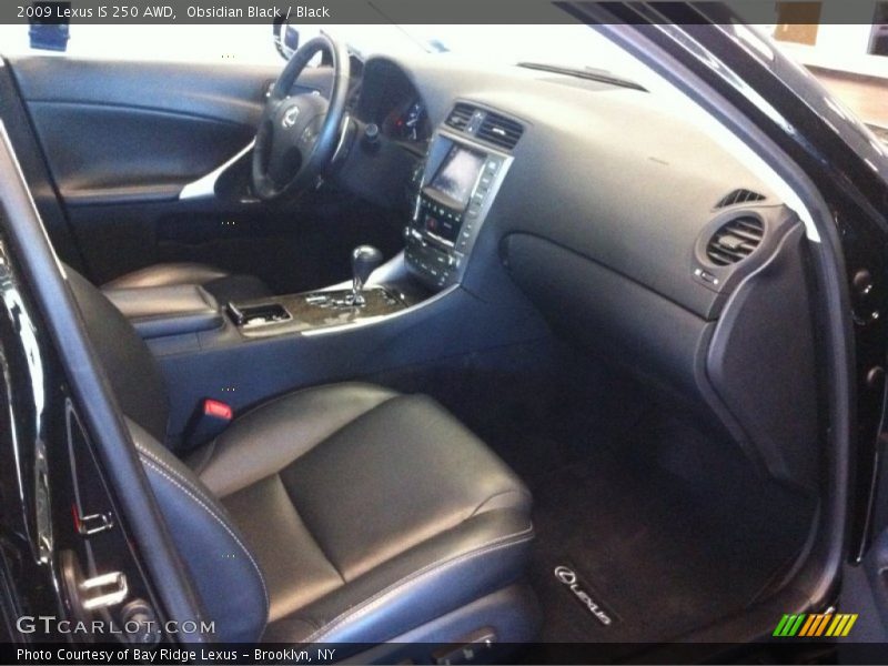 Obsidian Black / Black 2009 Lexus IS 250 AWD