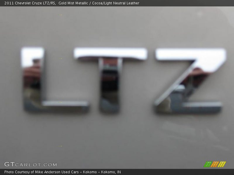 Gold Mist Metallic / Cocoa/Light Neutral Leather 2011 Chevrolet Cruze LTZ/RS
