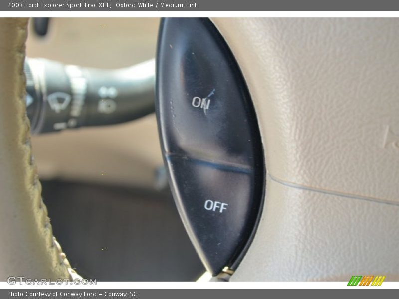 Oxford White / Medium Flint 2003 Ford Explorer Sport Trac XLT