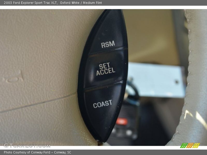 Oxford White / Medium Flint 2003 Ford Explorer Sport Trac XLT