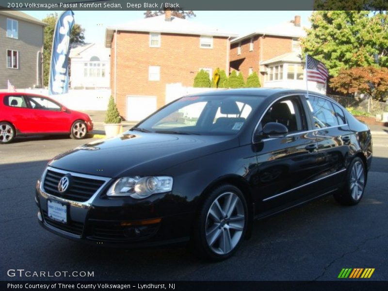 Deep Black / Black 2010 Volkswagen Passat Komfort Sedan