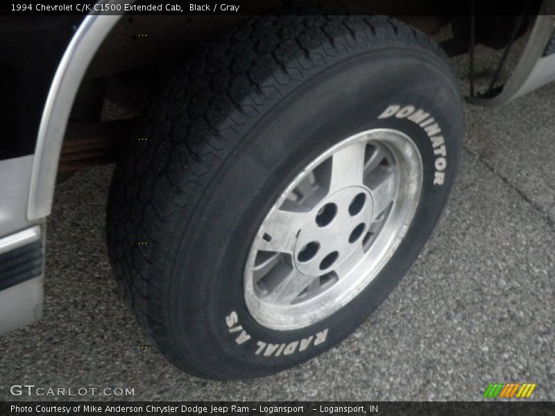 Black / Gray 1994 Chevrolet C/K C1500 Extended Cab