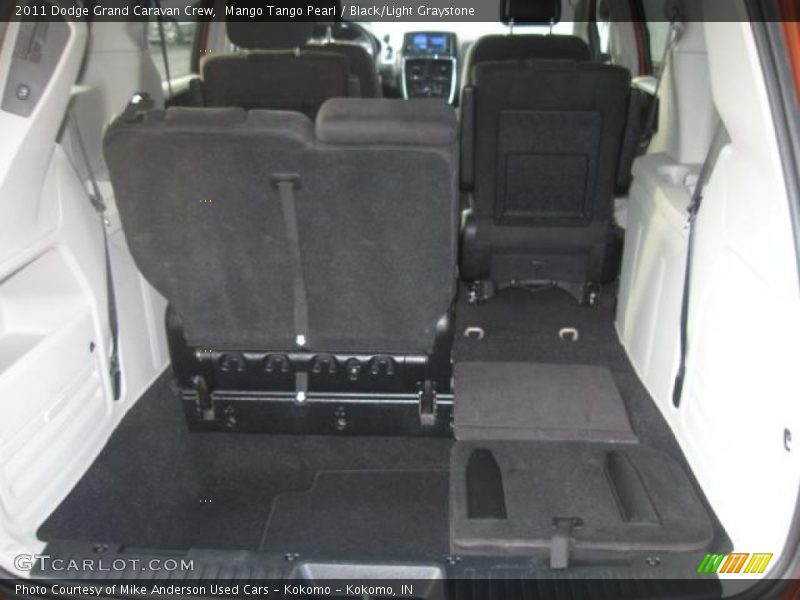 Mango Tango Pearl / Black/Light Graystone 2011 Dodge Grand Caravan Crew