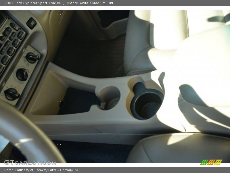 Oxford White / Medium Flint 2003 Ford Explorer Sport Trac XLT