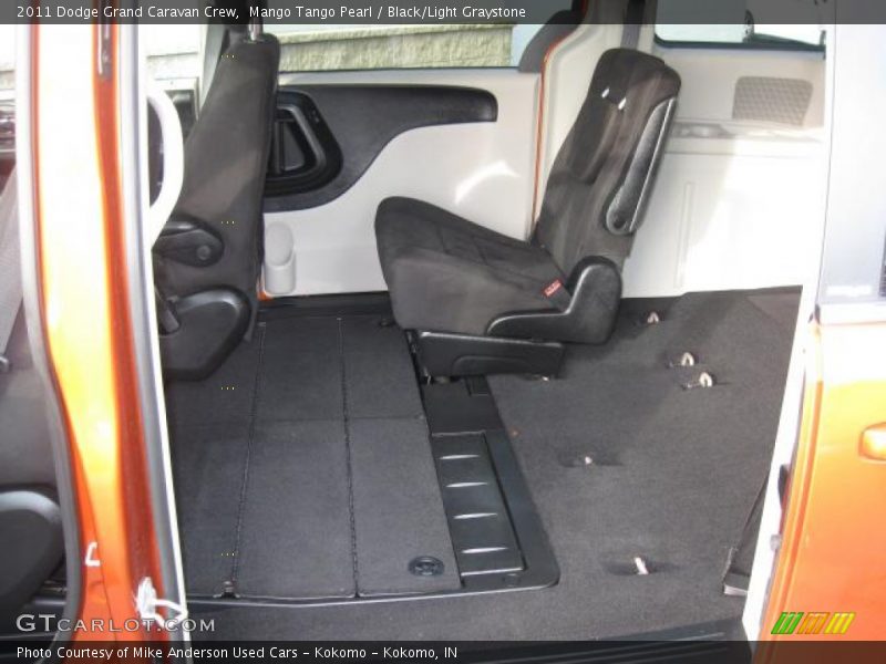 Mango Tango Pearl / Black/Light Graystone 2011 Dodge Grand Caravan Crew
