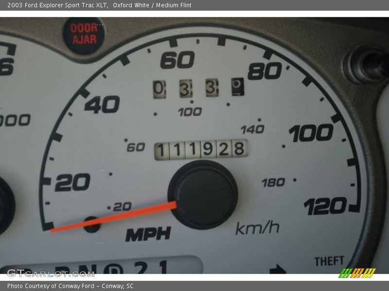 Oxford White / Medium Flint 2003 Ford Explorer Sport Trac XLT