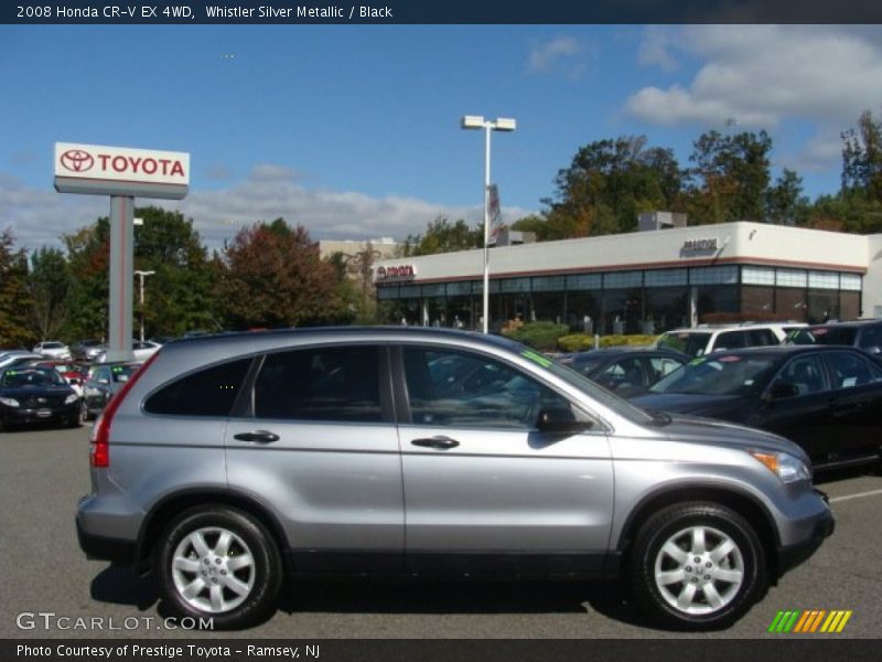 Whistler Silver Metallic / Black 2008 Honda CR-V EX 4WD