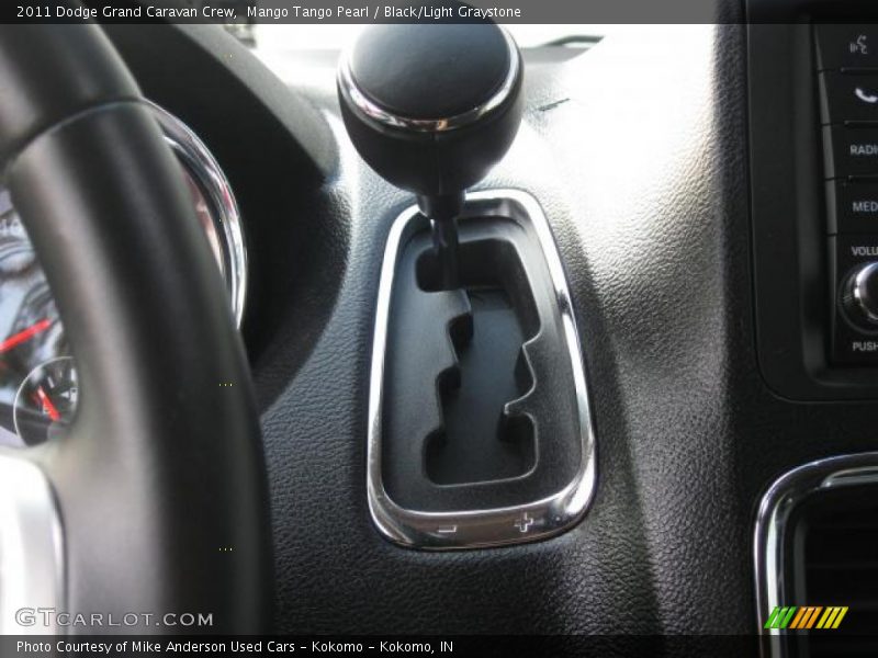 Mango Tango Pearl / Black/Light Graystone 2011 Dodge Grand Caravan Crew