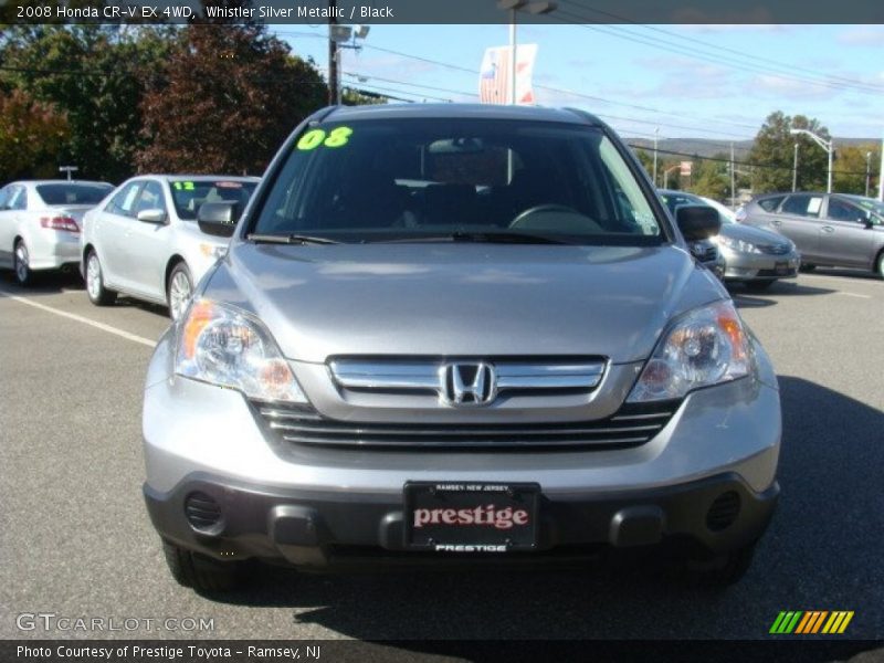 Whistler Silver Metallic / Black 2008 Honda CR-V EX 4WD